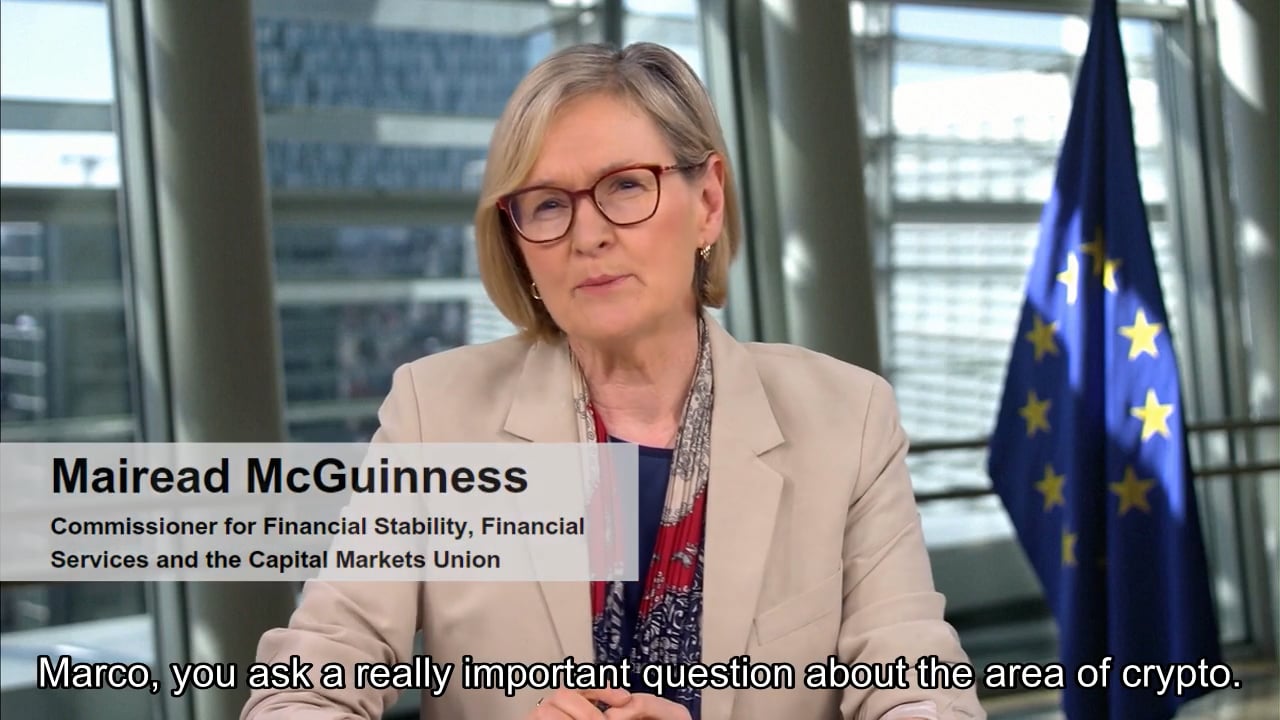 EMW24: Ask me anything session with Commissioner Mairead McGuinnes | Marco, 18, Italy