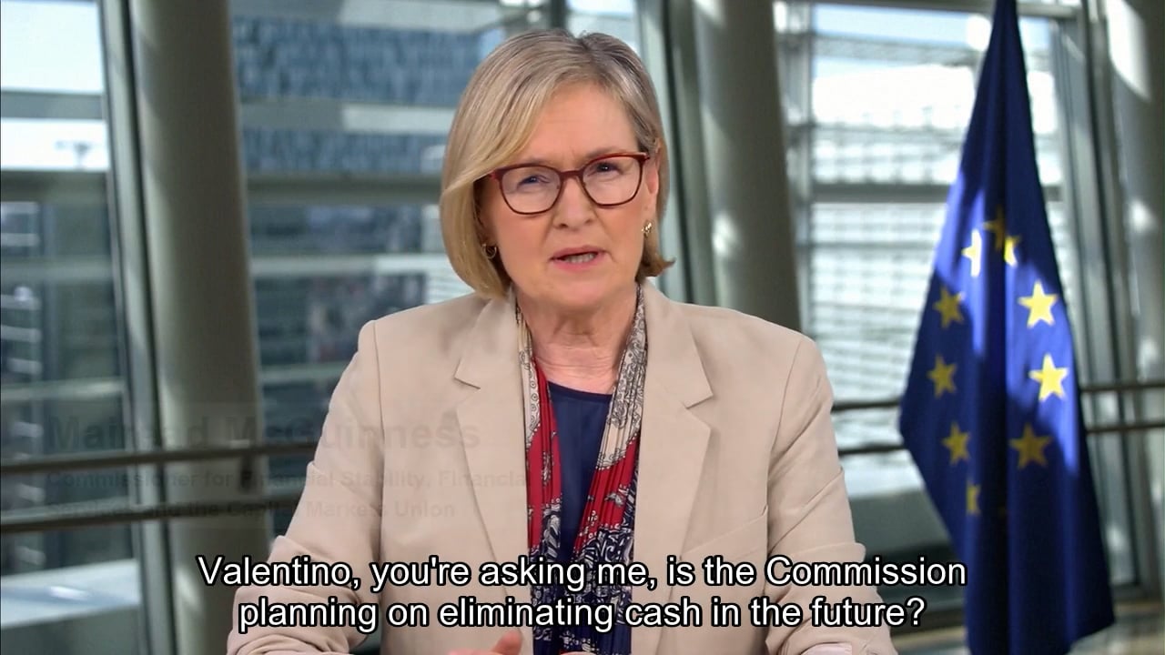 EMW24: Ask me anything session with Commissioner Mairead McGuinnes | Valentino, 18, Italy