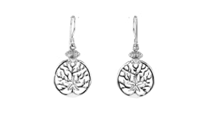 Sterling Silver Sea Life Drop Earrings