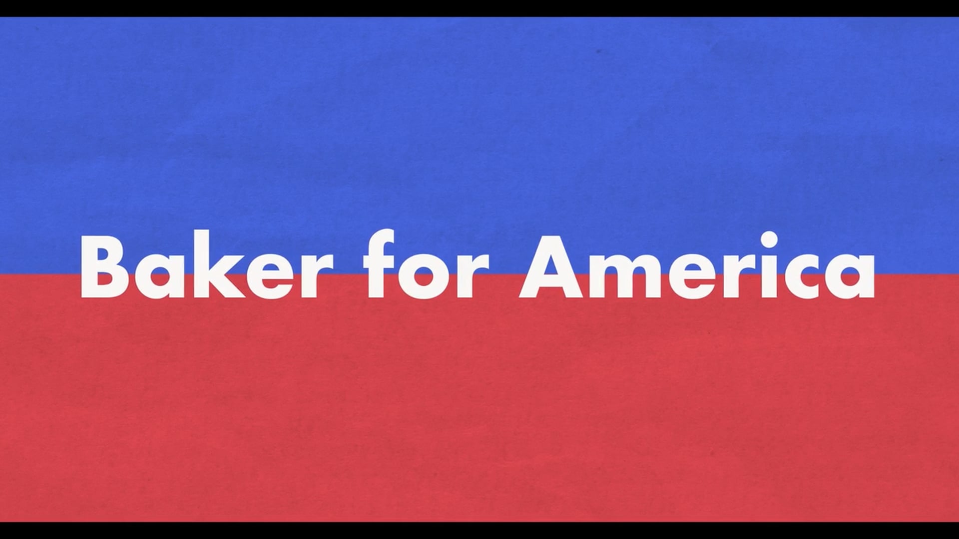 Baker for America