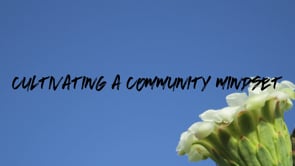 Cultivating A Community Mindset