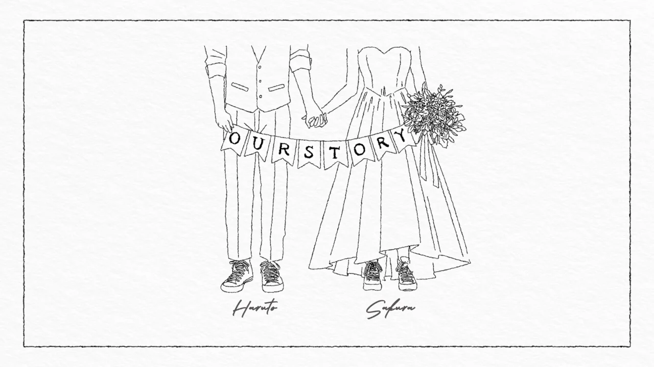 お洒落なイラストに加えパステルカラーが可愛らしさをプラス【絵空