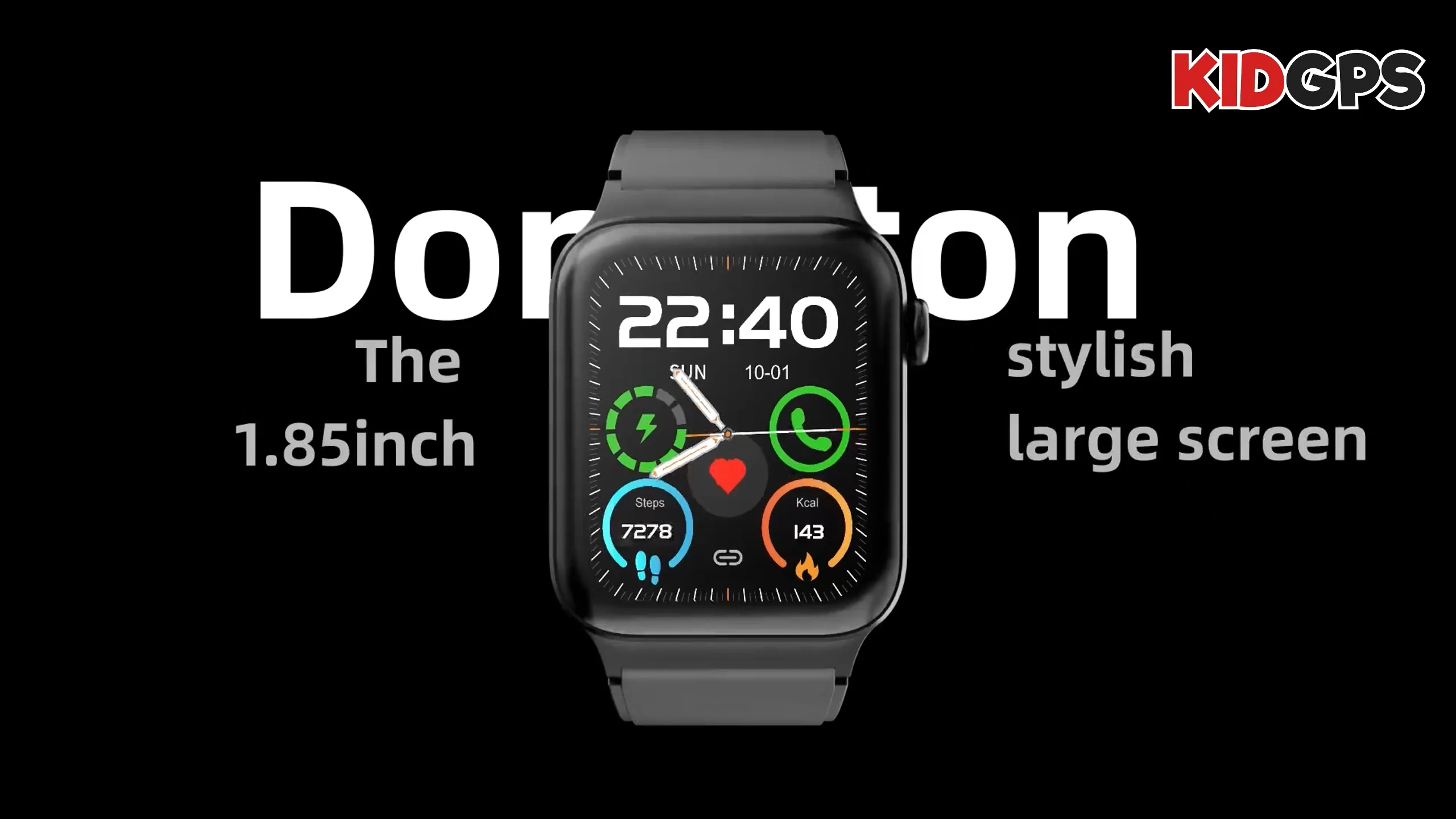 Ceas Smartwatch Bărbați TechONE Zen Wrist, Negru – KidGPS Store