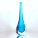 STILLA SKY 40 cm Light blue Murano Glass Decorative Vase video