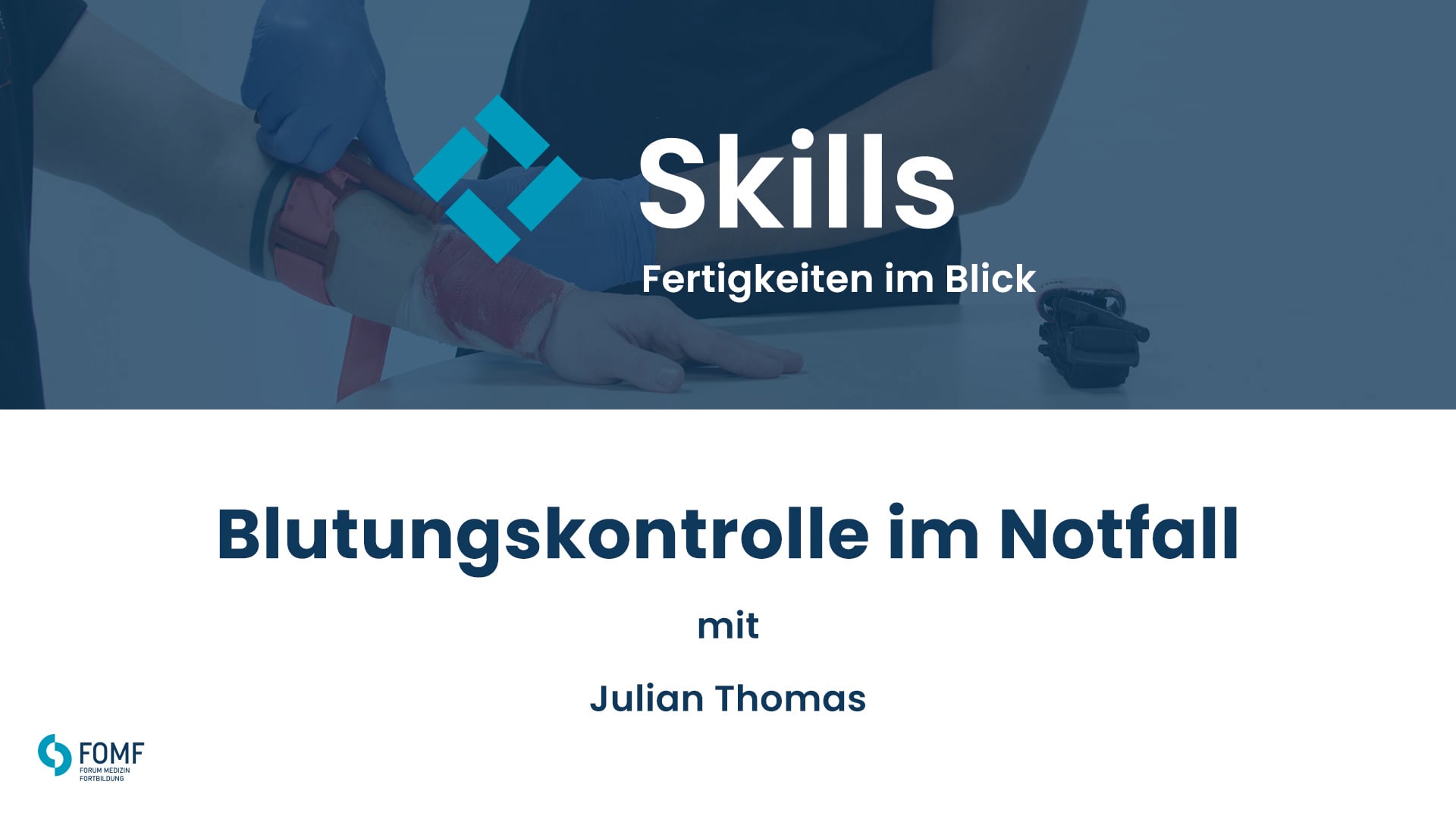 Blutungskontrolle im Notfall