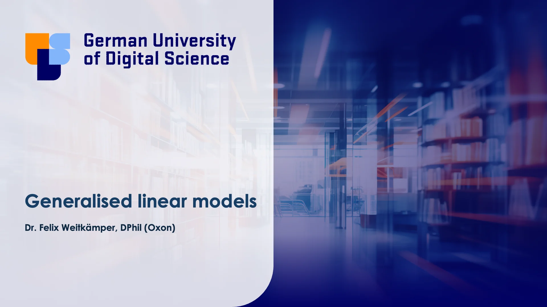 Generalised Linear Models