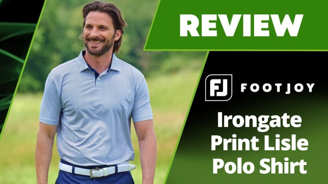 FootJoy Irongate Print Lisle Polo Shirt Review 