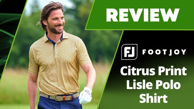 FootJoy Citrus Print Lisle Polo Shirt Review