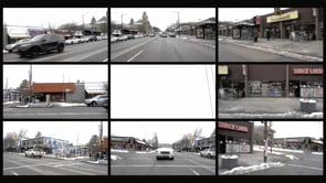 0201 Commercial Shops Winter Day
