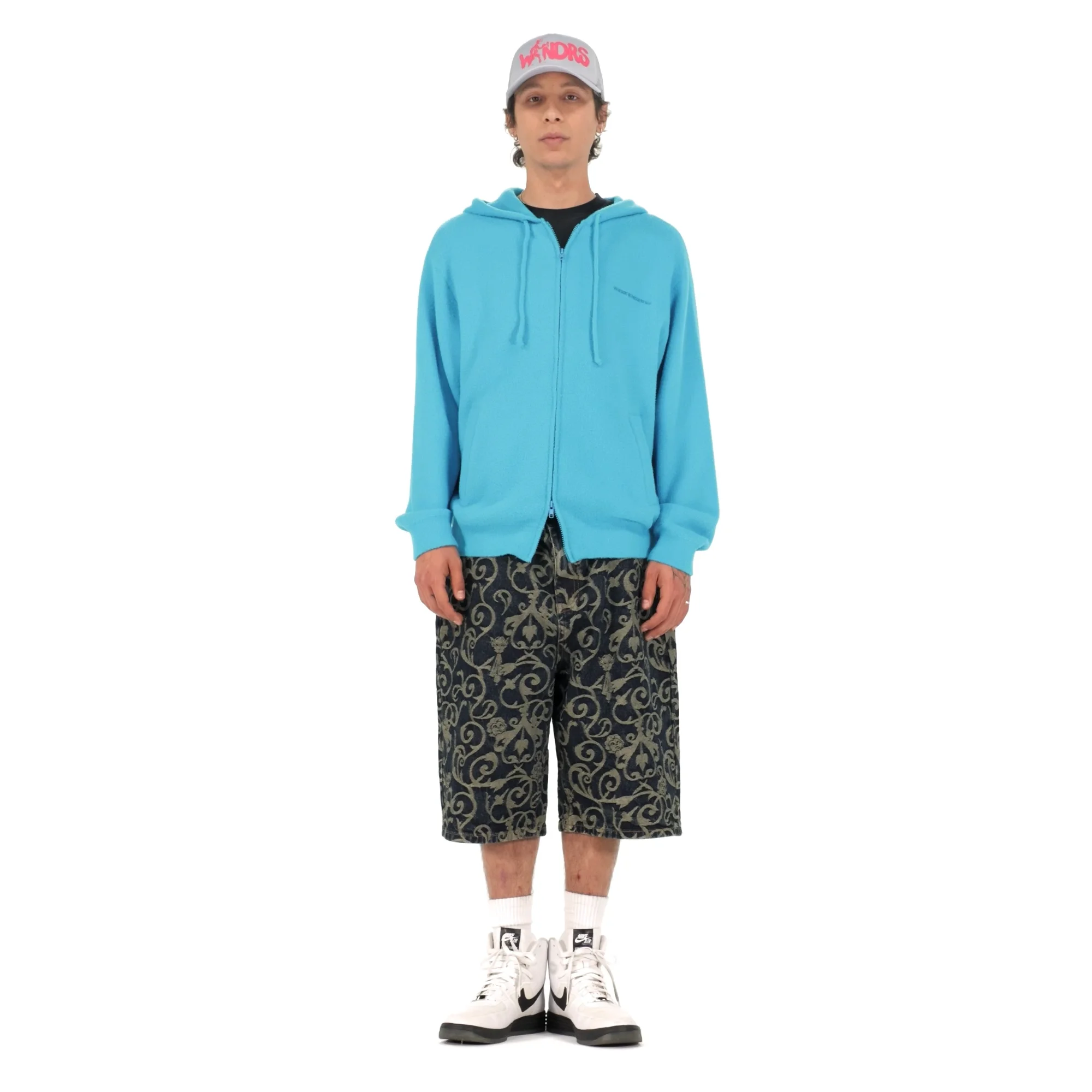 HAIRY KNIT ZIPUP HOODIE | WKNDRS 공식몰