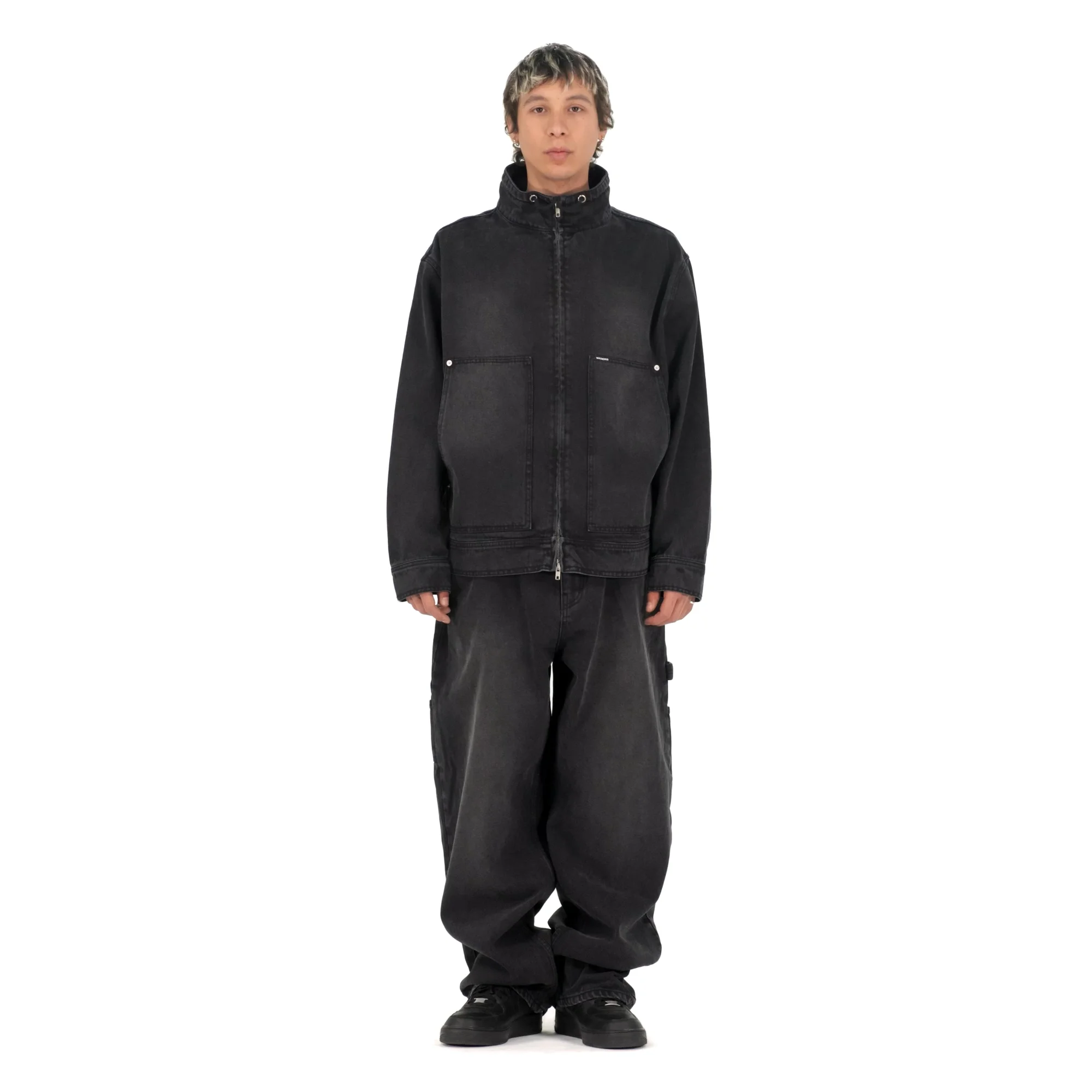 ★2025SS新作★WKNDRS★DRAGGY WORK JK MUSINSA | WKNDRS DRAGGY WORK JK (BLACK)