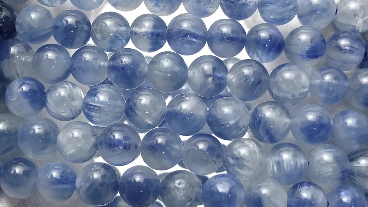 カイヤナイト ラウンド6mm ブレスレット｜天然石ビーズ・ルース