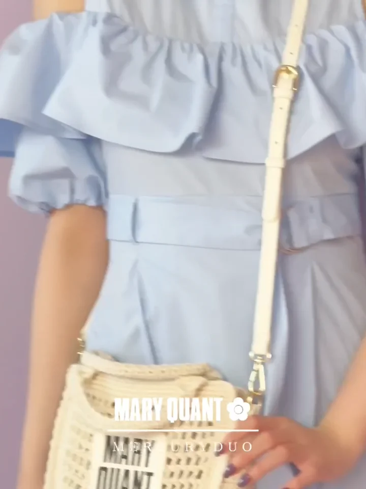 MARY QUANTコラボ】ラッフルシャツワンピース｜マーキュリー
