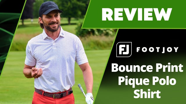 FootJoy Bounce Print Pique Polo Shirt Review