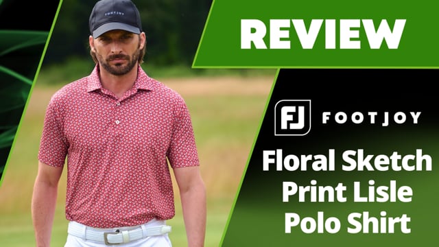 FootJoy Floral Sketch Print Lisle Polo Shirt Review