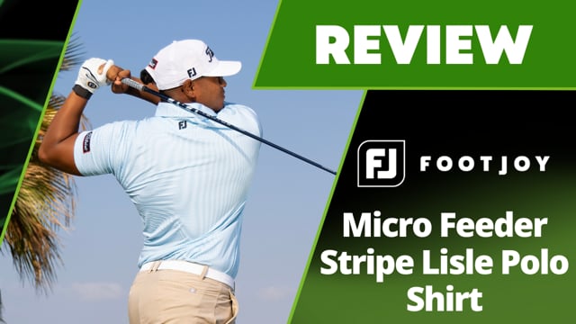 FootJoy Micro Feeder Stripe Lisle Polo Shirt Review