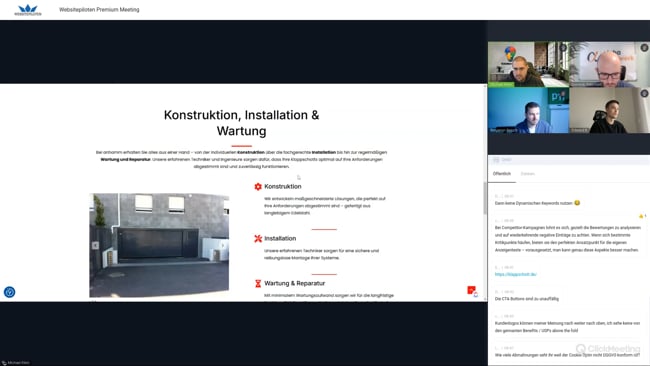 Conversion Maximieren vs. Impression Share, LinkedIn Accelerate, Markenrecht & Abmahnungen, bieten auf eigene Marken, Wettbewerber-Anzeigen & Webseiten-Feedback mit Michael vom 10.02.25