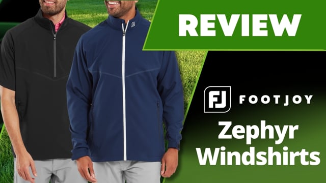 FootJoy Mens Full-Zip Zephyr Golf Windshirt FootJoy Mens Full-Zip Zephyr Golf Windshirt