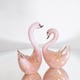 SWANROSE Pink Murano Glass Swan Pair – Luxurious Handmade Sculptures video