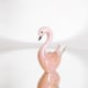 SWANSY LOW Elegant Pink Murano Glass Swan – Handmade Sculpture video