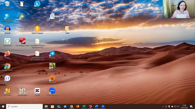 Anwendung: Computer-Desktop aufräumen