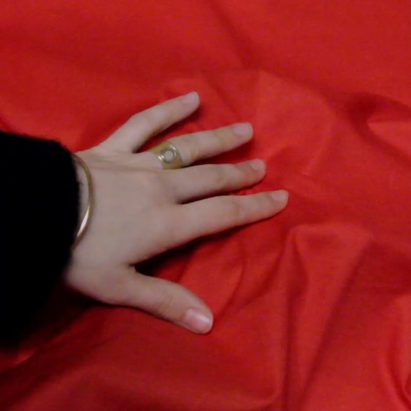 Vidéo: Percale 100% coton - Rouge