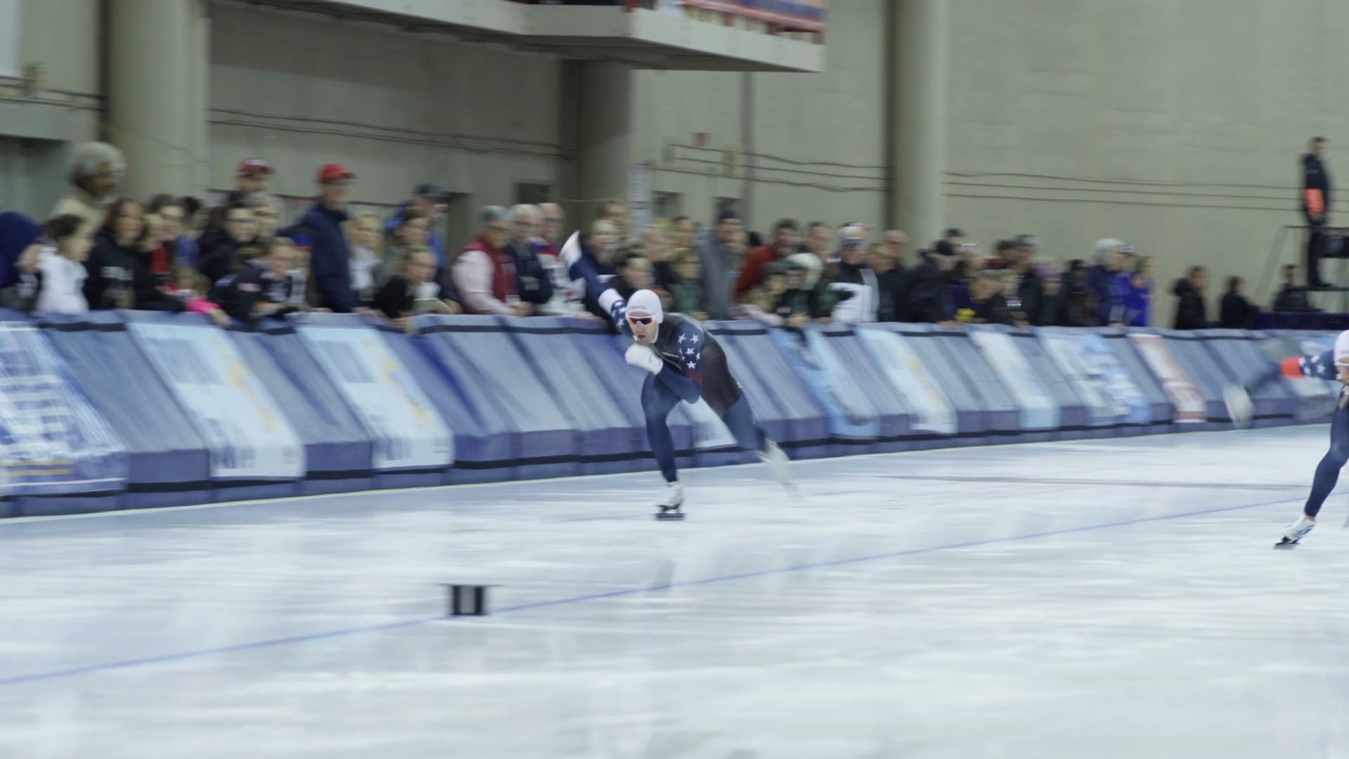 TEAM USA LONG TRACK SPEED SKATING - CONOR MCDERMOTT (FULL 16x9 CAPTIONS)