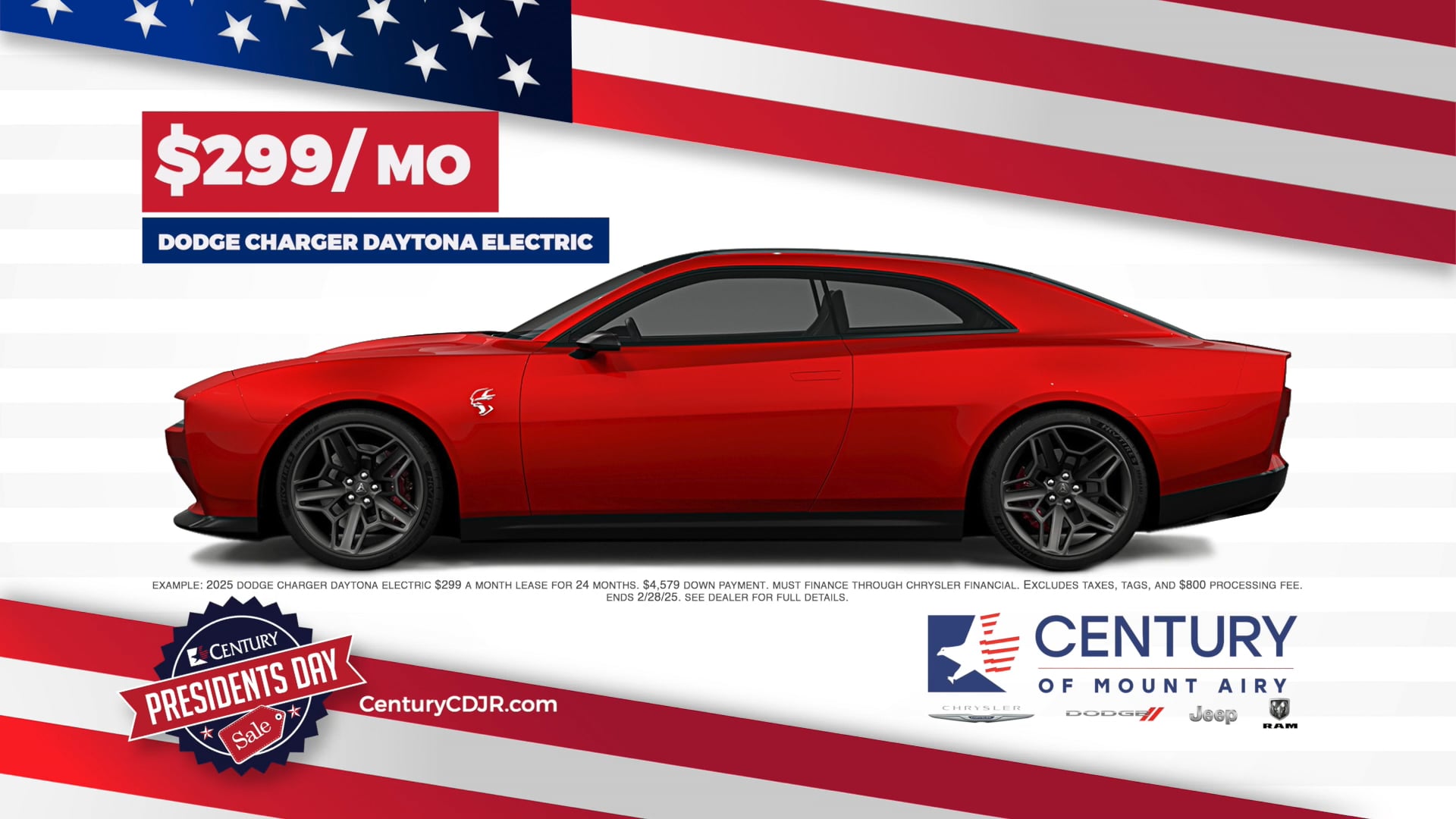 Century CDJR Presdident's Day Sale 2025