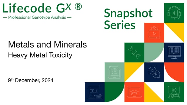 Metals and Minerals, Heavy Metal Toxicity