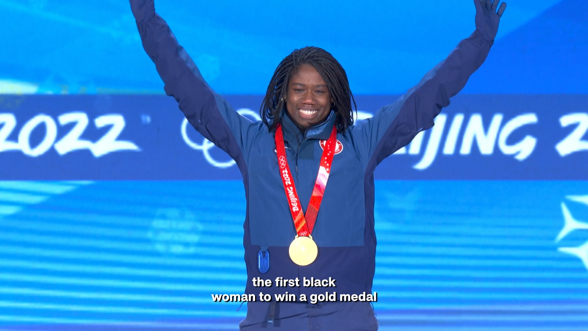TEAM USA LONG TRACK SPEED SKATING - ERIN JACKSON (FULL 16x9 CAPTIONS)