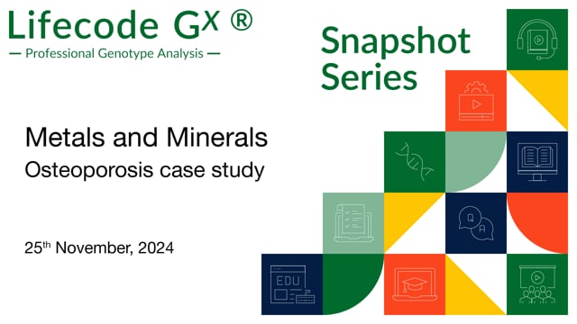 Metals and Minerals, Osteoporosis case study