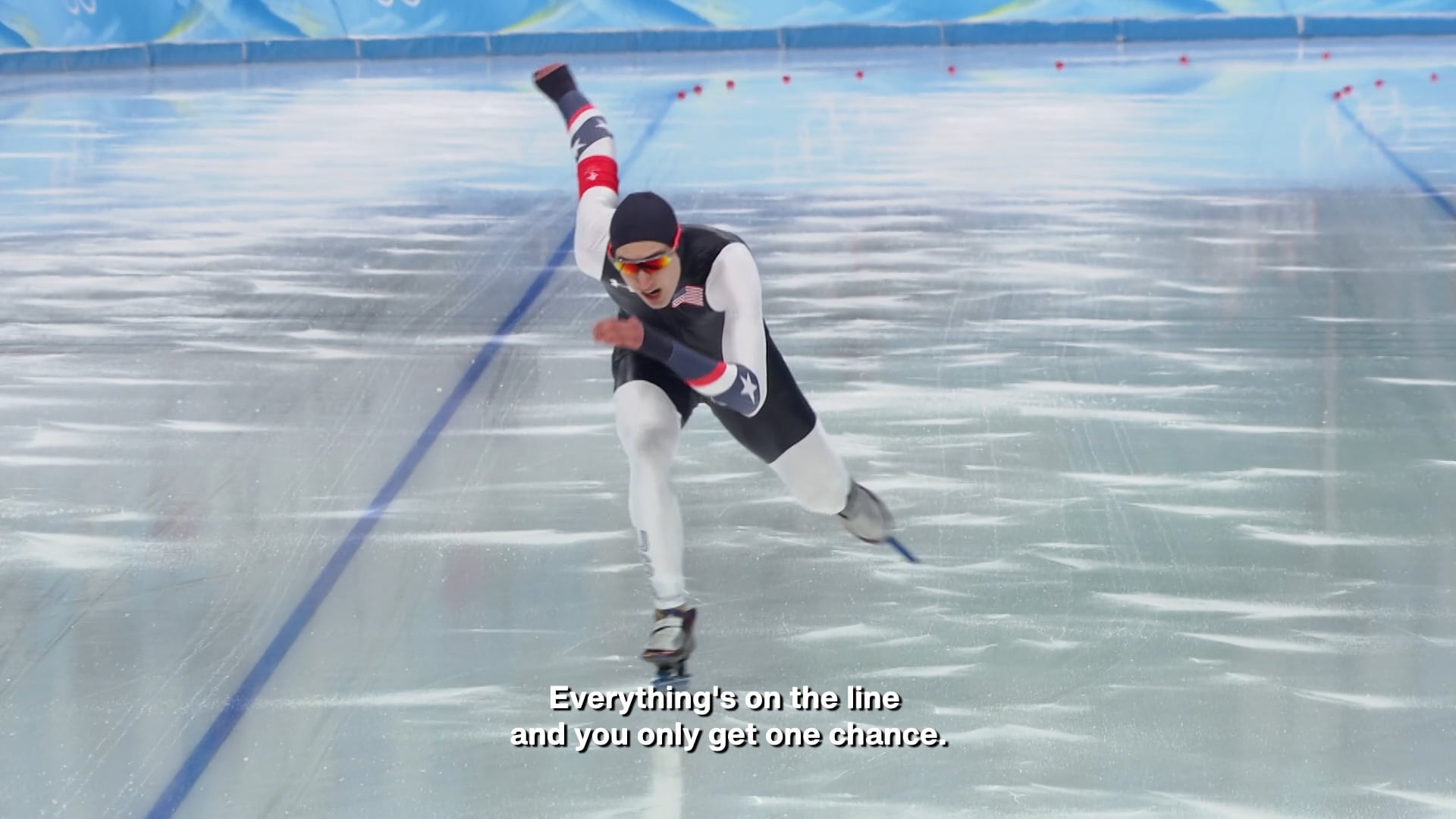 TEAM USA LONG TRACK SPEED SKATING - JORDAN STOLZ (FULL 16x9 CAPTIONS)