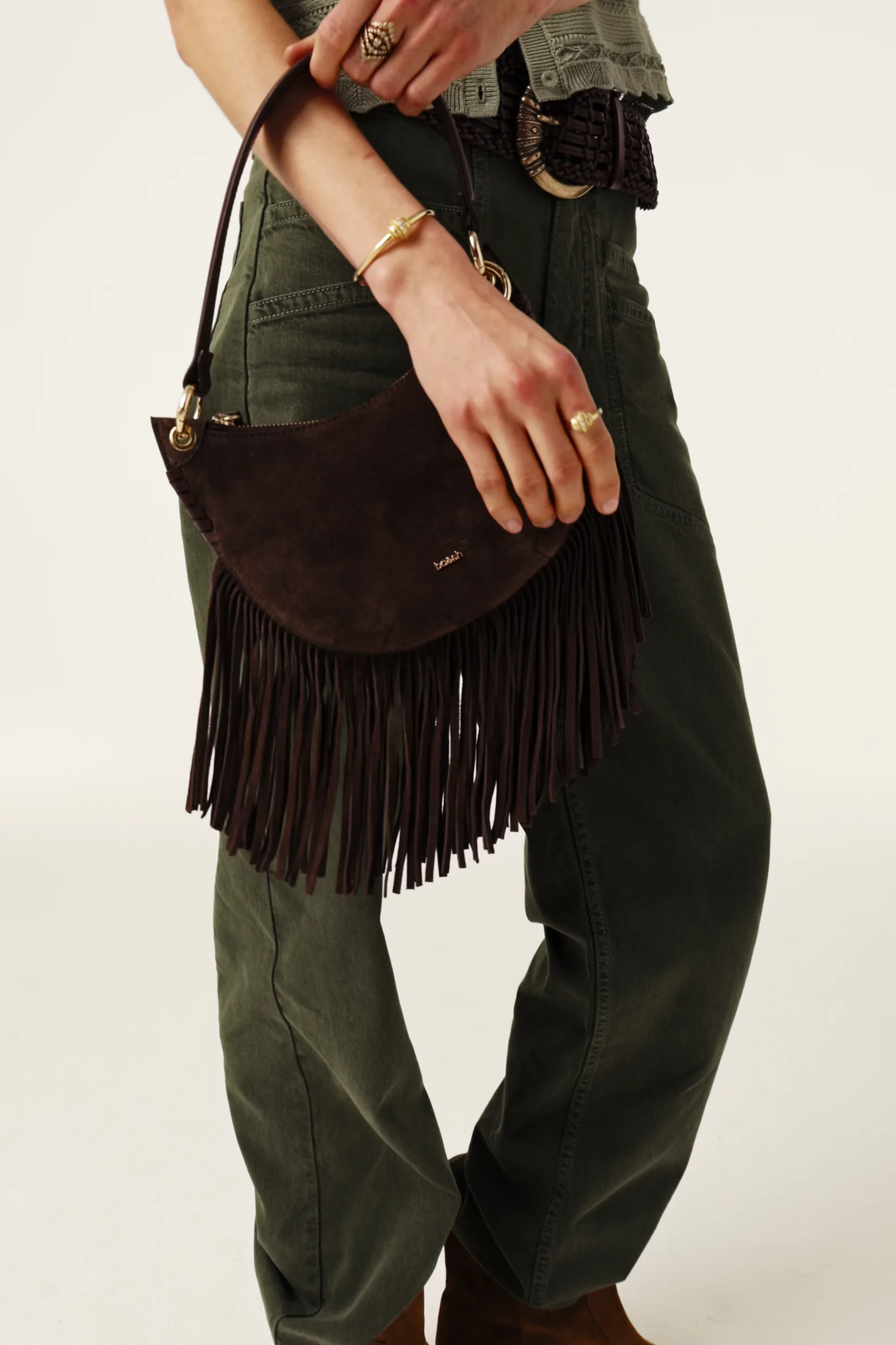 Fringed Bag Swing Brown // ba&sh US