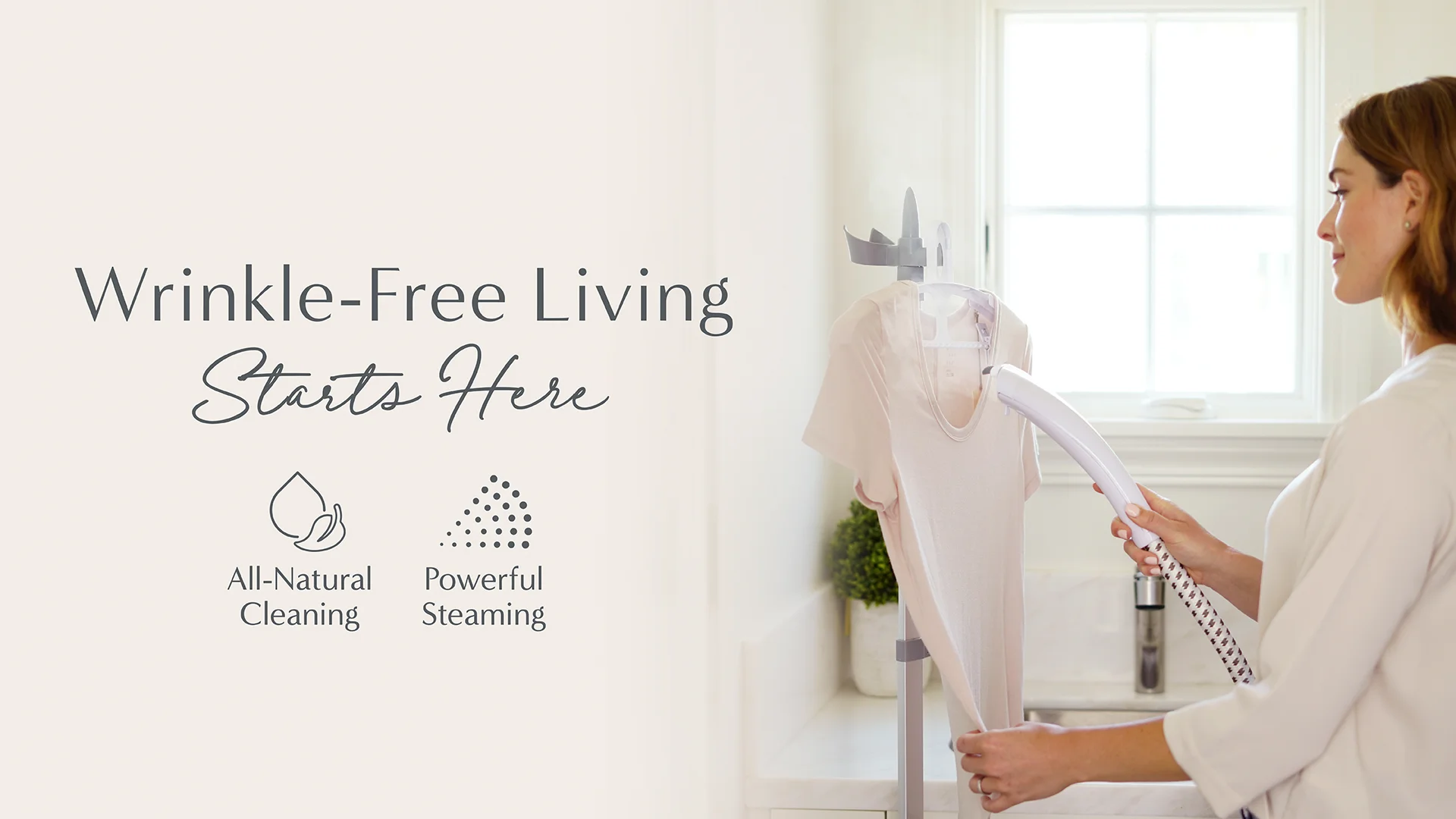 PureSteam™ Pro Upright Garment Steamer | Pure Enrichment®