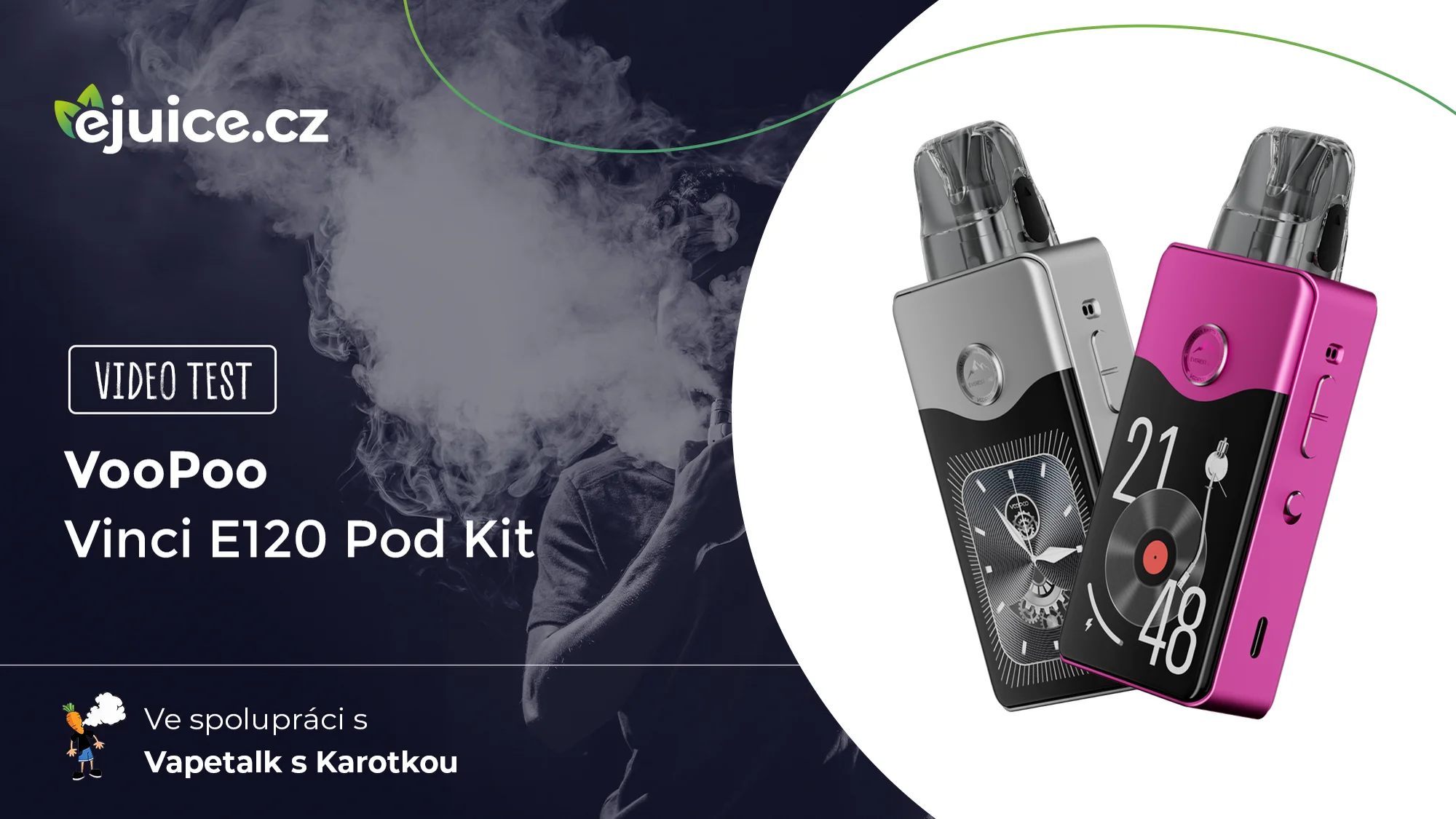 voopoo vinci e120 test Kit Jwell Smart Jwell