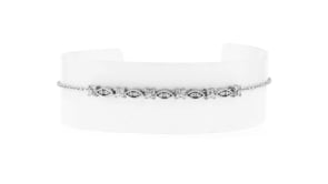.20 ct. t.w. Diamond Multi-Shaped Station Bracelet in Sterling Silver