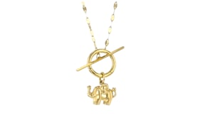 14kt Yellow Gold Elephant Charm