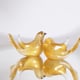 GOLDWINGS Blown Amber Murano Glass Birds – Handcrafted Sculpture video