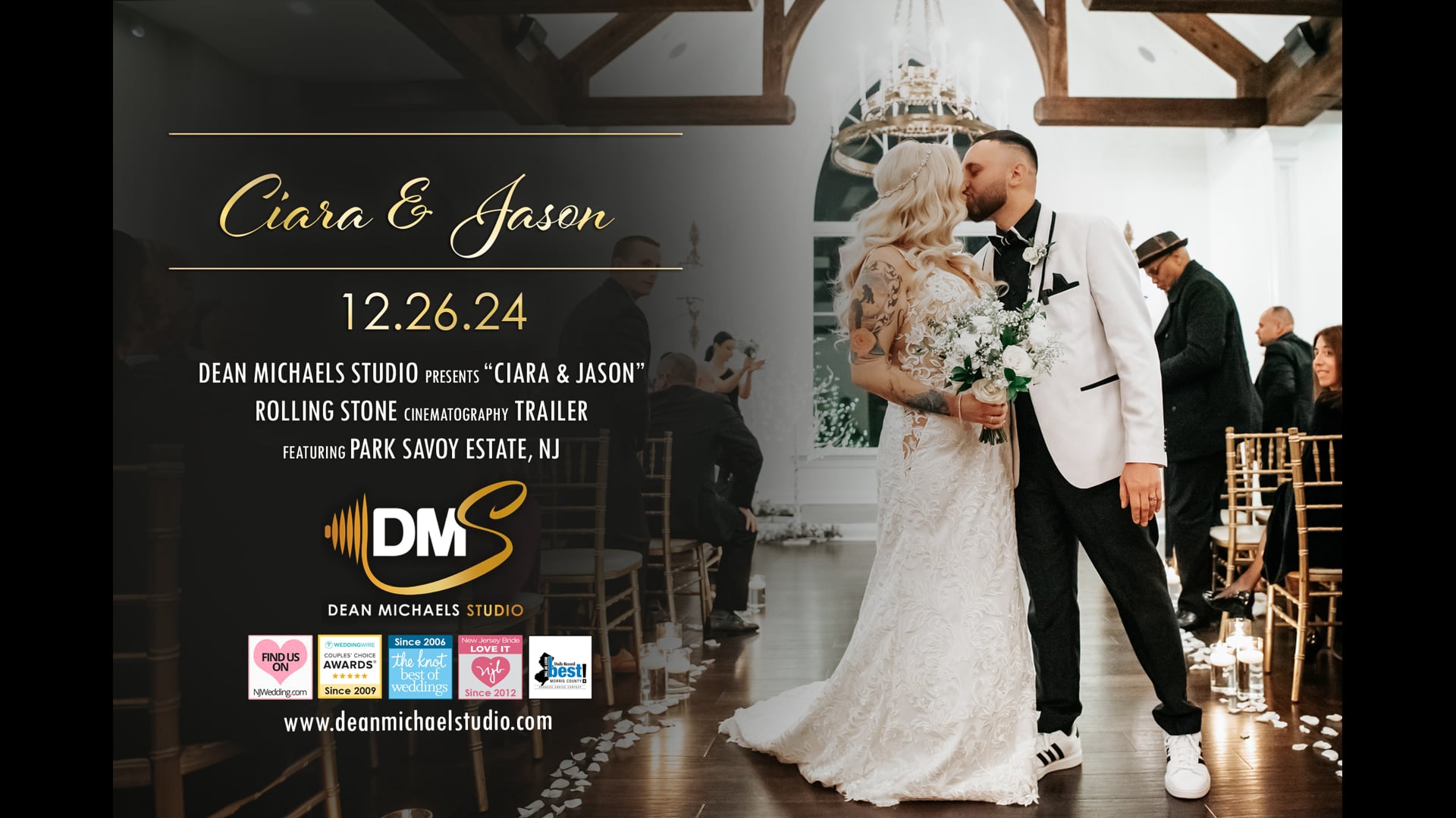 Ciara & Jason's Wedding Trailer at The Park Savoy Estate, NJ