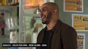Volta por cima - Aquiles debocha e é filmado por Gerson.