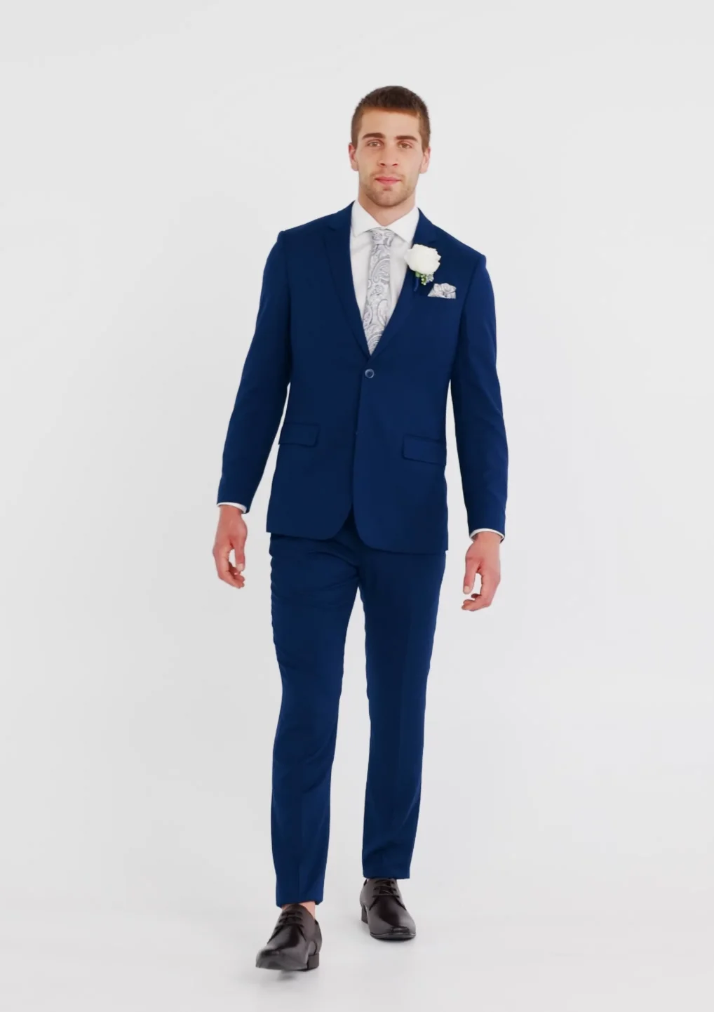 ジャケットその他 CARUSO Men Suit Blue PE0N06ASM10 160 Caruso - Aida single-breasted suit in gray 130's wool