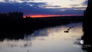 Mantes La Jolie 13 juillet 2024 : Pyro sur leau