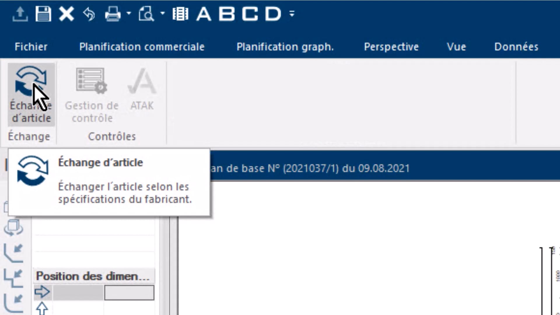 Échange d´articles