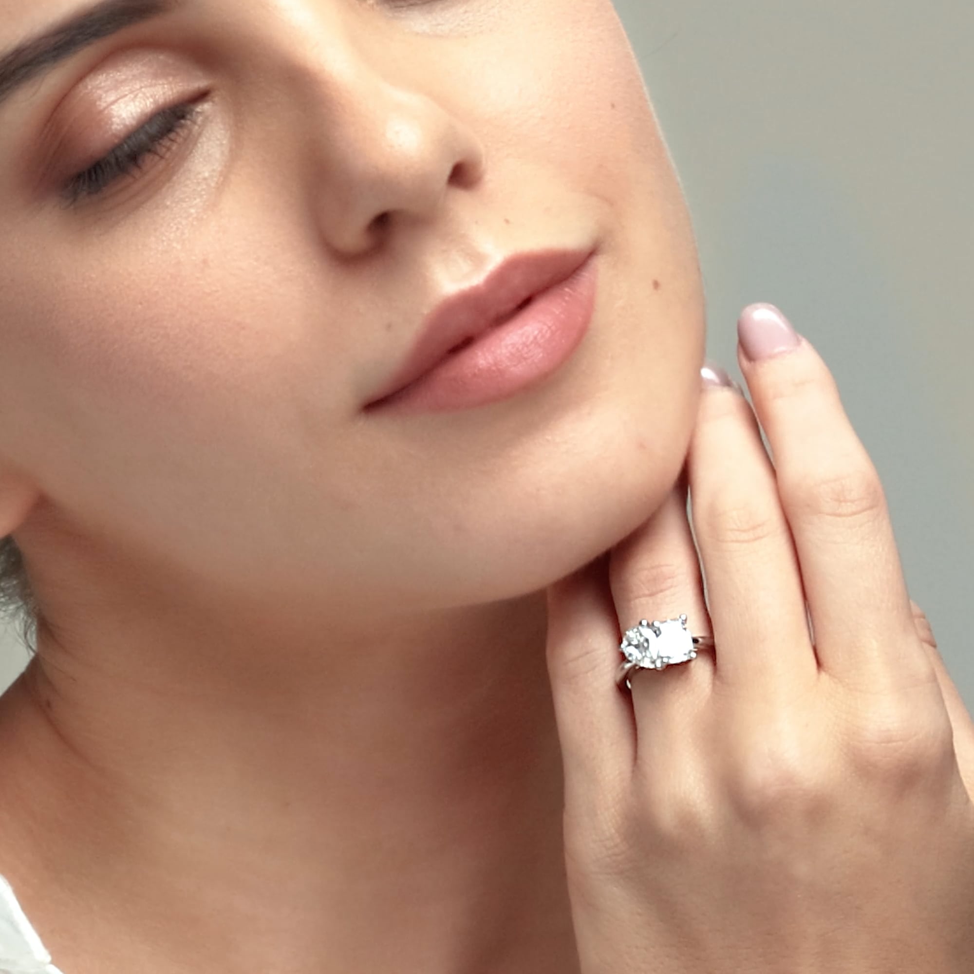 3 ctw Toi Et Moi Pear and Emerald Engagement Ring 14K Yellow Gold, FG, VS2+