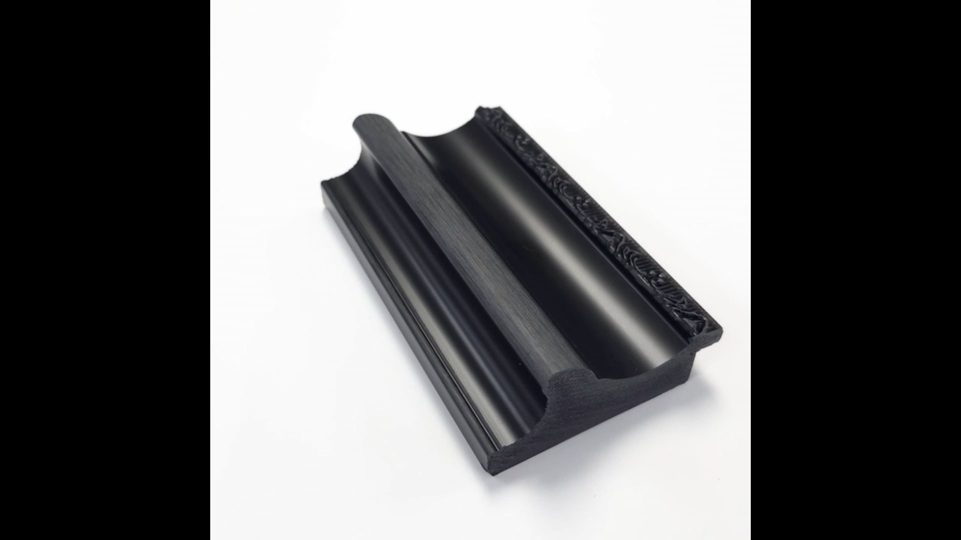 Bathroom Mirror Frame Border Kit, Parlor Black, For 24x36 Mirror ...