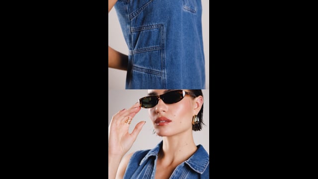 Vestido Jeans Ashanti Davis