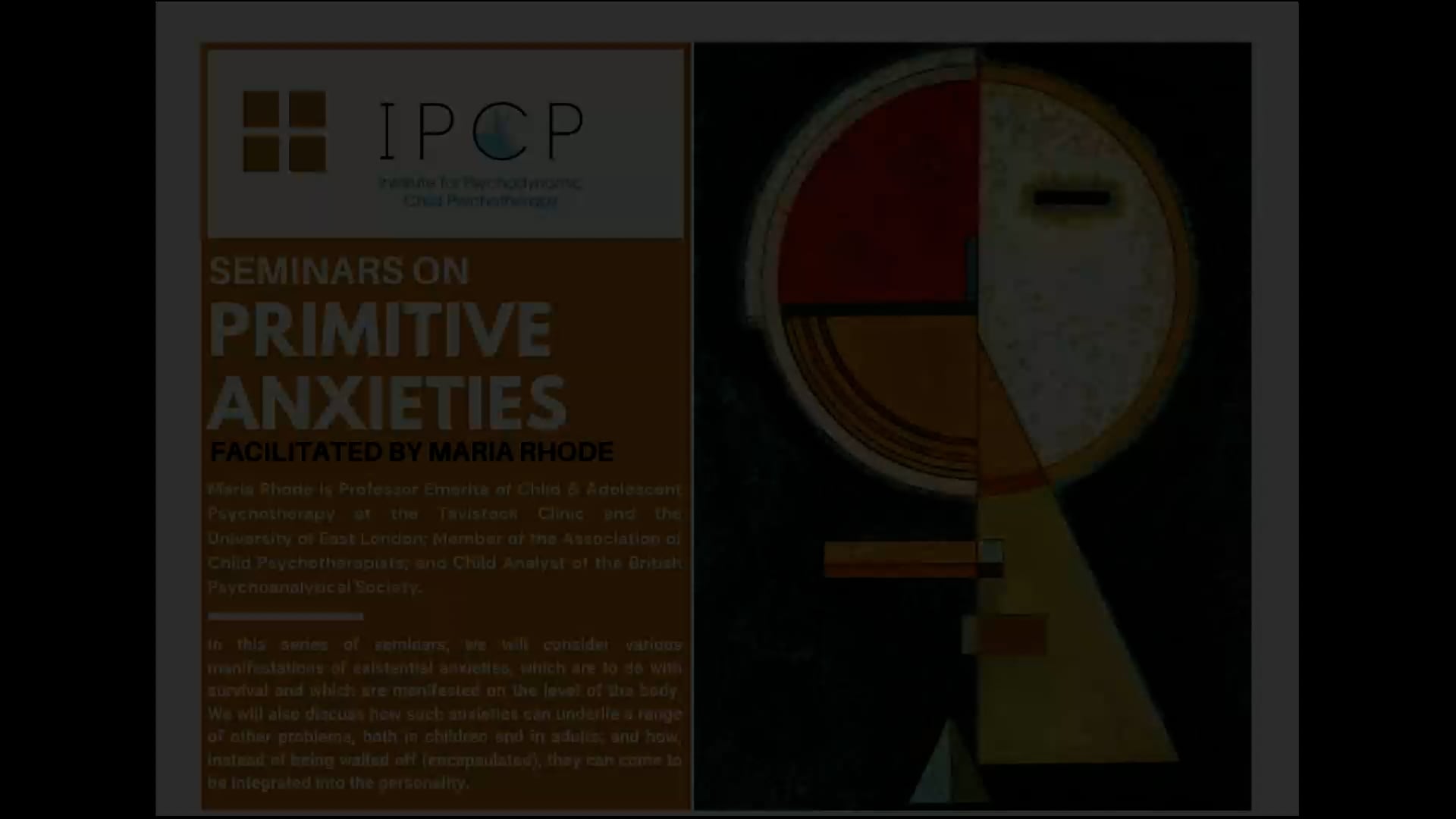 Seminar 3: Losing the Mouth