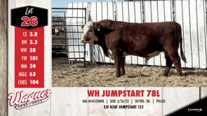 Lot #26 - WH JUMPSTART 78L