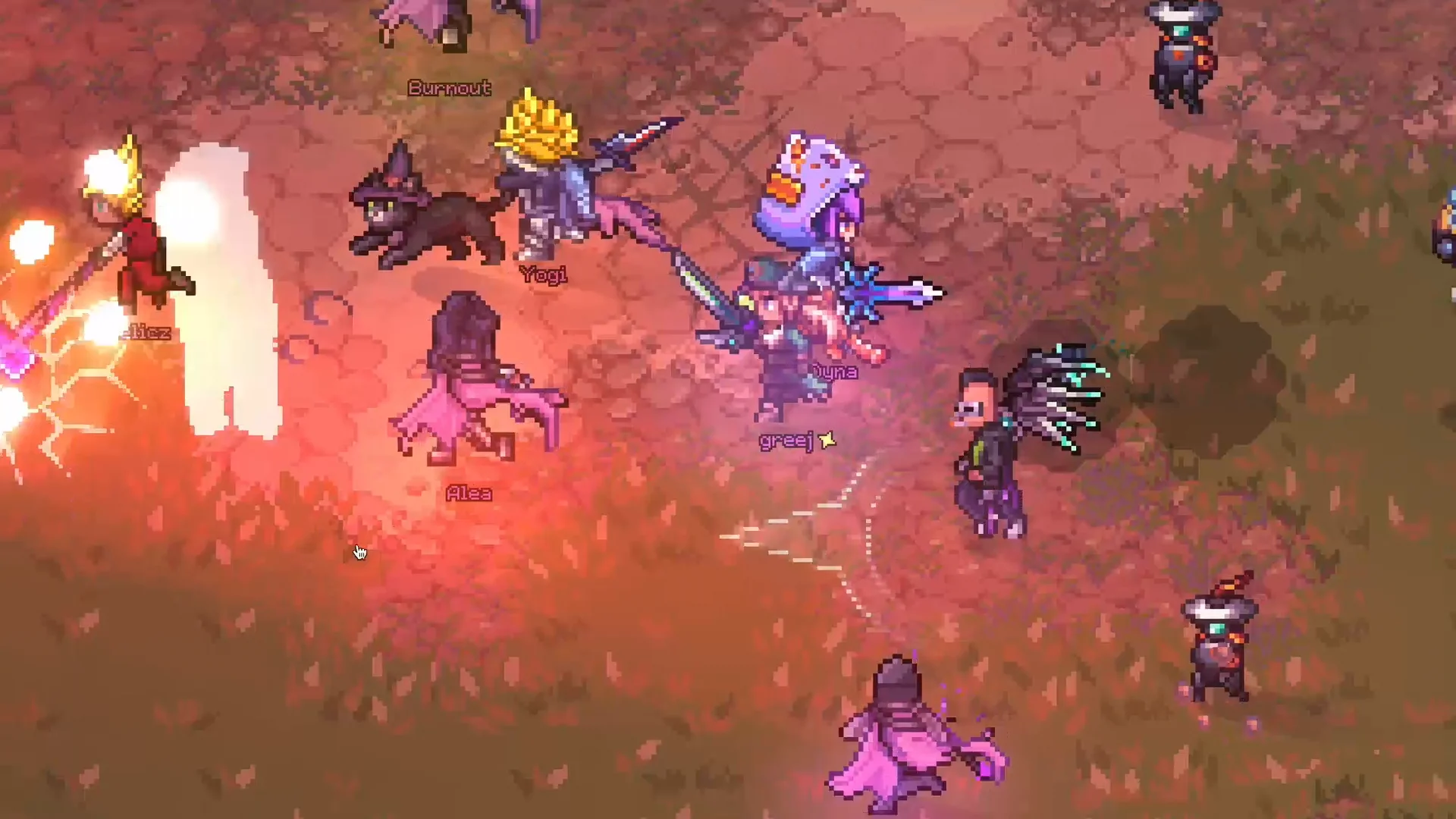 Running Towards Raid Boss