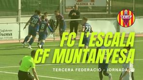 Resum FC l'Escala 3-1 CF Muntanyesa